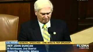 Rep Duncan Blasts TSA quotPat Downsquot Scanners on House Floor [upl. by Eirellam]