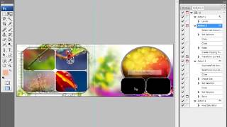 Automatic photo book album design in Photoshop cs3 Hindi tutorials [upl. by Htiel]