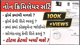 non creamy layer certificate gujarat  રૂ ૨૦  નોન ક્રિમિલિયર સર્ટિફિકેટ વિશે સંપૂર્ણ માહિતી [upl. by Clementia]