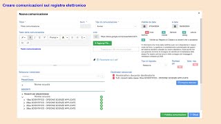 Tutorial per inviare comunicazioni sul registro elettronico Axios [upl. by Robison29]