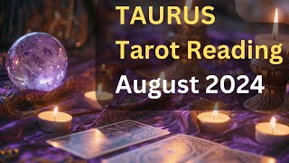 TAURUS August 2024 ♉️ REAPING THE HARVEST Monthly Tarot tarotreading [upl. by Elisha87]