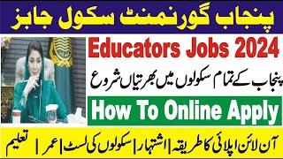 Government Schools Jobs 2024  Latest Jobs 2024 Announced [upl. by Zetniuq]