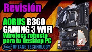 WiFi en tu Desktop con Aorus B360 GAMING 3 WIFI  REVISION  Droga Digital [upl. by Averyl]