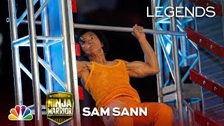 Sam Sann Oldest Ninja to Complete City Finals  American Ninja Warrior [upl. by Seira]