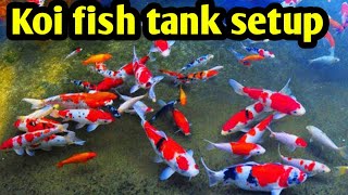 koi fish tank setup decoration ideas  Koi fish tank mates  Fish AQUARIUM Decoration ideas [upl. by Adnah318]