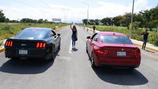 BMW 235i M VS FORD Mustang 50 [upl. by Leibarg]