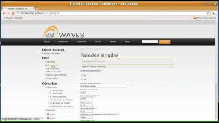 Cálculo de aislamiento acústico de paredes simples con dBWaves [upl. by Eiboh]