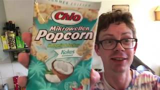 Chio Kokos Popcorn für die Mikrowelle im Test  Schmeckt es wirklich nach Kokos [upl. by Chyou658]