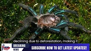 Mesmerizing Electric Blue Tarantula Species Discovered in Thailand [upl. by Jarrett]