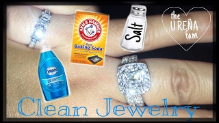 HOW TO CLEAN JEWELRY  DIY JEWELRY CLEANER [upl. by Nilyad]