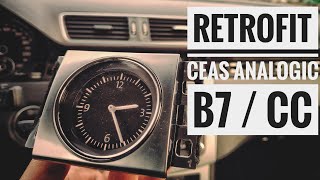 Retrofit ceas analogic Passat B6  B7  CC [upl. by Akcir]