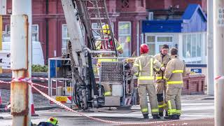 Hotel fire in Blackpool  April 2023 [upl. by Sardella762]