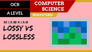 46 OCR A Level H046H446 SLR9  13 Lossy vs lossless [upl. by Nnayhs]