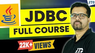 JDBC Full Course by JTC  JDBC Tutorial for Beginners [upl. by Olvan142]