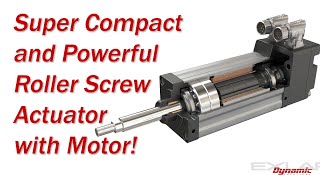 Exlar GTX60 Planetary Roller Screw with Integrated Servo Motor [upl. by Moria]