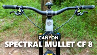 2023 Canyon Spectral Mullet CF 8  Bike Check [upl. by Odrick]