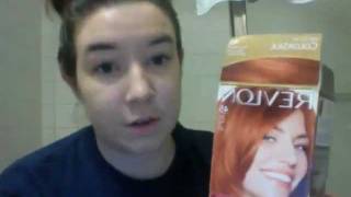 Hair Dye Demo  Dark Brown to Auburn [upl. by Dnanidref259]