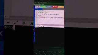 python in palindrome problem python coding software interview interviewquestions [upl. by Adiasteb506]