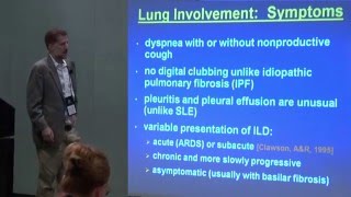 Myositis and lung disease Dr Dana Ascherman at The Myositis Associations 2015 Conference [upl. by Solohcin]