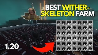 EASIEST WITHER SKELETON farm for Minecraft Bedrock 120 [upl. by Paik]