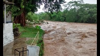 Tarapoto Desborde del río Cumbaza causa alarma en la población [upl. by Milt]