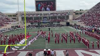 Indiana Hoosiers take the field agaunst FIU  83124 [upl. by Holmann219]