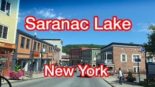 Driving Downtown  Saranac Lake New York [upl. by Gillie]