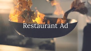 Restaurant Ad Video Template Editable [upl. by Atsirc276]