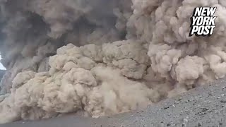 WATCH Mountain guide captures farewell to family on video after volcano erupts in Chile  NY Post [upl. by Marienthal]