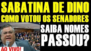 SABATINA do DINOCOMO VOTOU CADA SENADORES TRAIRÁS [upl. by Arayc]