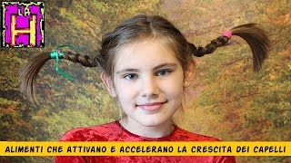 Alimenti che attivano e accelerano la crescita dei capelli [upl. by Ecnarretal]