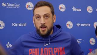 Marco Belinelli  Shoot Around 41418 [upl. by Dominus]