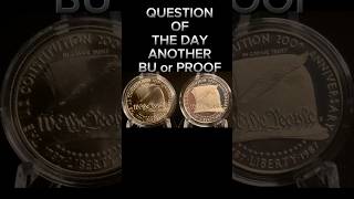 BU vs PROOFPT 2 americansilverdollar preciousmetal silverdollar coincollecting silver coin [upl. by Mastat]