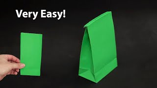 How to make a Paper Bag  Full Tutorial [upl. by Egni]