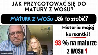 Matura z WOSu na 93 🔥 Jak podejść do przygotowania 📚 Wywiad z moją kursantką [upl. by Annoit]