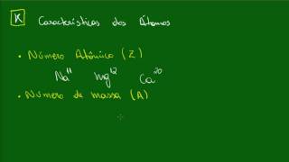 Número Atômico Z Massa A Nêutrons e Elétrons  Átomos  Química [upl. by Jutta]
