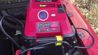 Everstart 750Amp jumpstart review [upl. by Jolene]