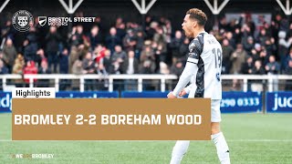 Highlights Bromley 22 Boreham Wood [upl. by Nahtam219]