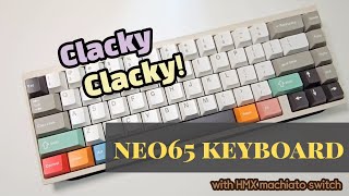 review clacky sound awesome design and budget keyboard neo65 [upl. by Hotchkiss]