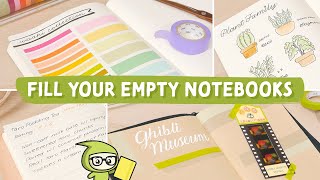 📚 10 Creative Ways to Fill Your Empty Notebooks [upl. by Alverta]