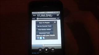 Free music streaming app for iPhone iPad iPod Touch  Review [upl. by Mientao]