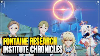 Fontaine Research Institute Chronicles  Achievement  World Quests amp Puzzles 【Genshin Impact】 [upl. by Nodnrb]