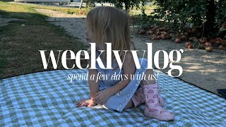 vlog first pediatrician appt  cozy days at home  bedtime routine  orchard trips  dance class [upl. by Lipfert]