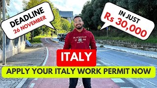 ITALY WORK PERMIT 2023  FULL APPLICATION PROCESS  DECRETO FLUSSI [upl. by Stauffer]