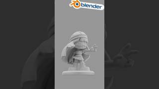 Hope you love my figurine render🥰and enjoyed MD EP 07 blend3d blenderlovers wenbozhao [upl. by Hailahk477]