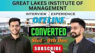 Great Lakes Institute of Management Interview Ft Nitin  8th Dec  OFFLINE  PGPM  CONVERTED [upl. by Yral]