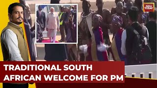 PM Modi Lands In South Africa For 15th Brics Summit amp Will Hold Bilateral Meetings [upl. by Sal13]