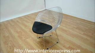 InteriorExpress Bertoia Diamond Chair [upl. by Hayyim]