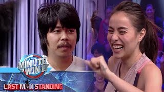 Minute To Win It Empoy may nakakatawang hirit kay Cristine [upl. by Isdnyl]