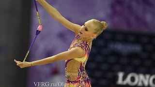 2014 Rhythmic Worlds Izmir TUR  Finals clubs and ribbon [upl. by Atyekram]